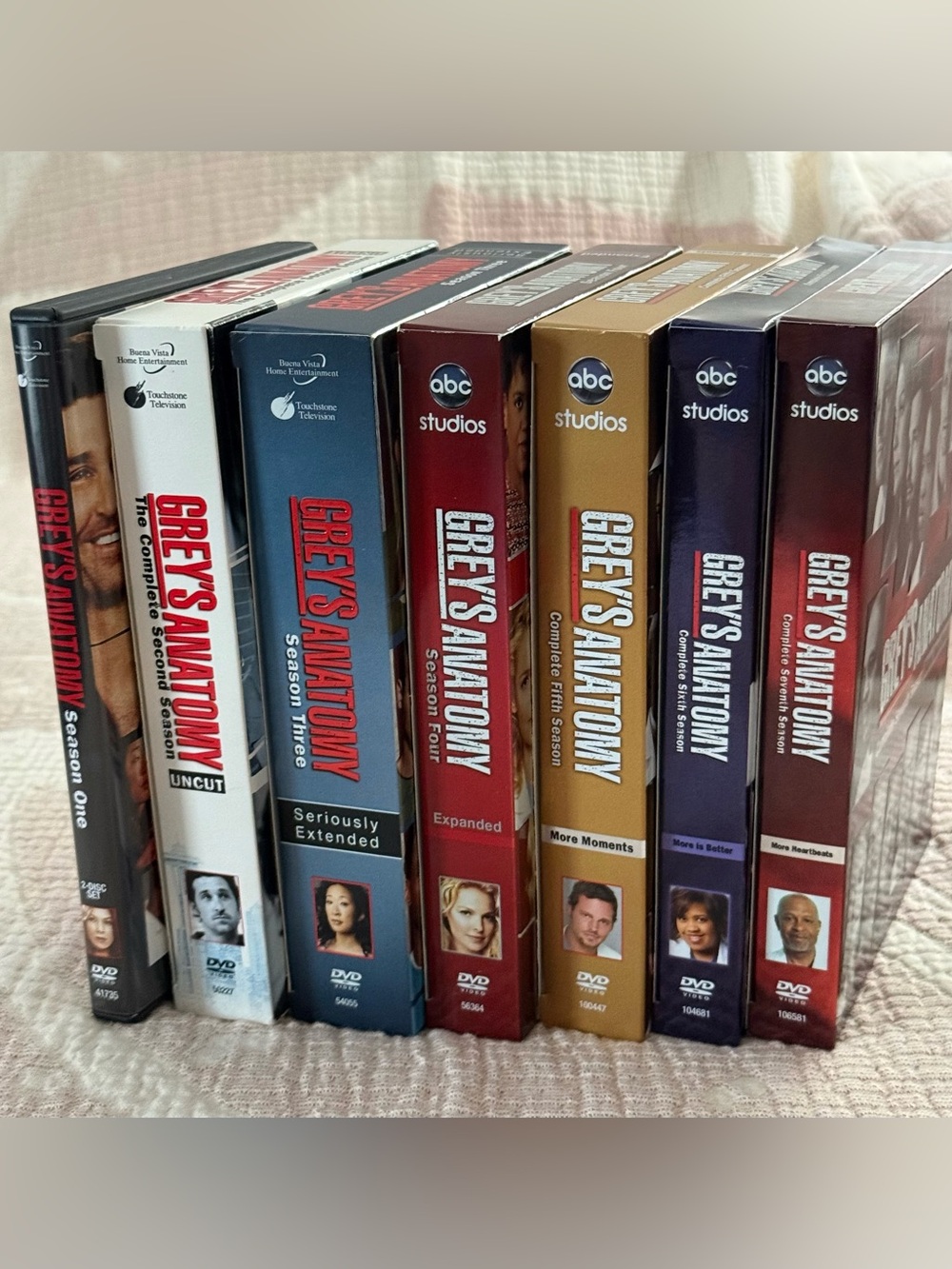 GREY’S ANATOMY DVD SETS COMPLETE SEASONS 1 TO 7